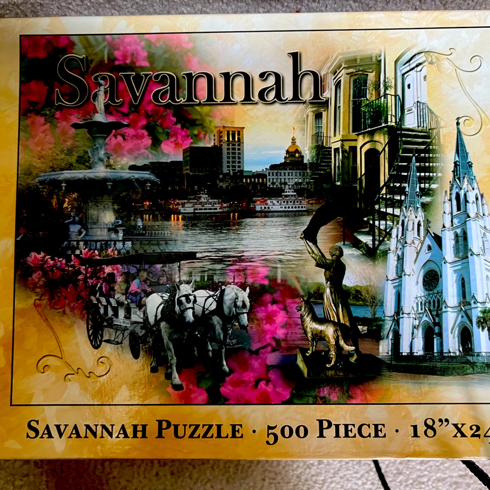Savannah 500 piece puzzle.